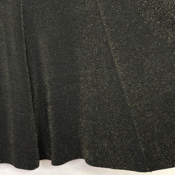 CHICO'S Travelers Women's Metallic Glam Jordie Skirt Hot Fudge Sz 8 Chico 1 - Picture 3 of 7